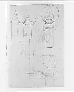 Architectual (?) Sketches (from Sketchbook) by James McNeill Whistler