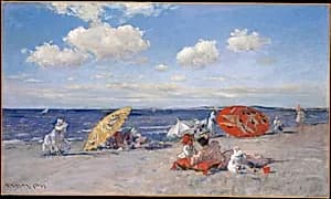 At the Seaside by William Merritt Chase