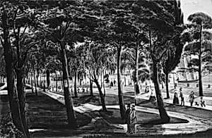 Battery Park, New York by Christian Gottlieb Cantzlier