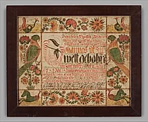 Birth and Baptismal Certificate