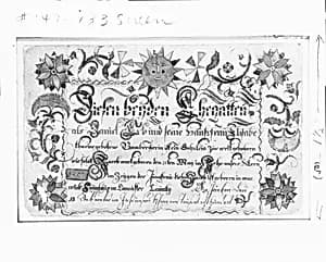 Birth Certificate by Unknown Artist