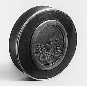 Box with Medallion Top by Unknown Artist