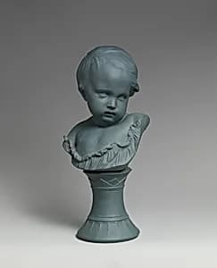 Bust of a Young Child by Ott and Brewer
