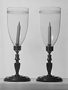 Candlestick and Shade by Unknown Artist