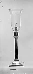 Candlestick with Shade by Unknown Artist