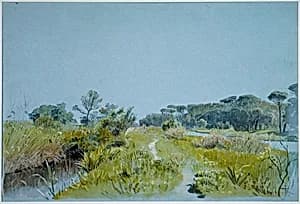 Castel Fusano—Near Rome by William Stanley Haseltine