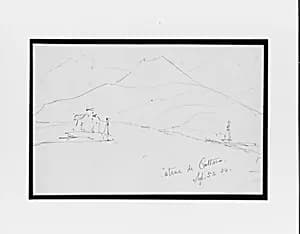 Catene de Cattaro (from Sketchbook) by Mary Newbold Sargent
