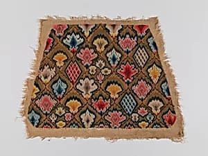 Chair seat cover by Anna Poor Parsons