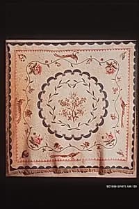 Chintz appliqued quilt by Unknown Artist