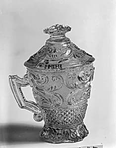 Covered Mustard Pot by Unknown Artist