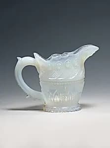 Cream pitcher by Boston & Sandwich Glass Company
