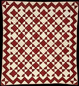 Crib Quilt, Mill Wheel pattern by Unknown Artist