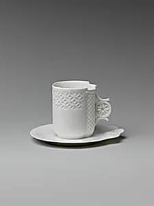 Cup and saucer by Union Porcelain Works