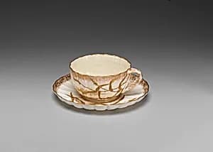 Cup and Saucer by Ott and Brewer