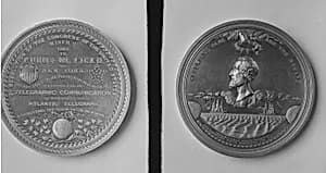 Cyrus Field Congressional Medal by William Barber
