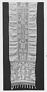 Drawnwork Show Towel by Unknown Artist