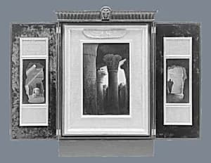 Egyptian Revival Triptych by Samuel Colman