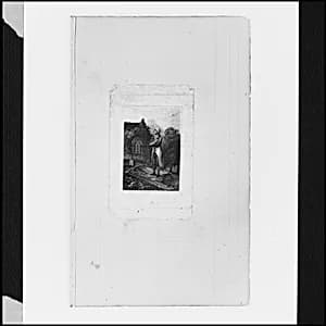 Engraved Plate (from Sketchbook) by John William Casilear