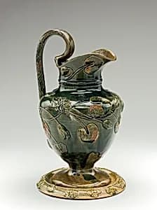 Ewer on stand by Hugh C. Robertson|Chelsea Keramic Art Works