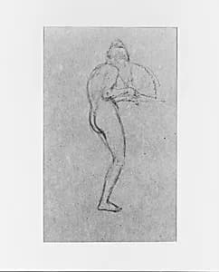Female Nude with a Fan by James McNeill Whistler