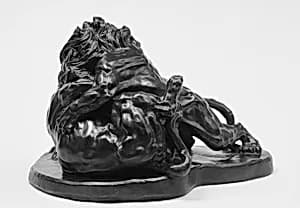 Fighting Lions by William Rimmer