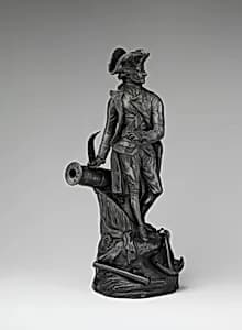 Figure of Admiral George Rodney by Pierre Stephan