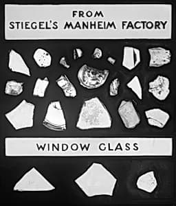 Glass Panel by Stiegel's Manheim Factory