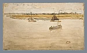 Gold and Brown: Dordrecht by James McNeill Whistler