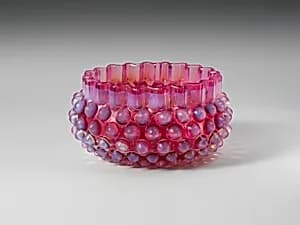 Hobnail Finger Bowl by Hobbs, Brockunier and Company