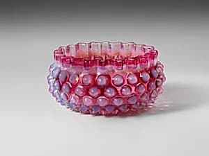 Hobnail Finger Bowl by Hobbs, Brockunier and Company