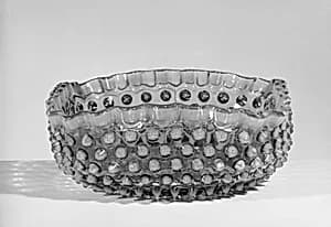 Hobnail Fruit Bowl by Hobbs, Brockunier and Company