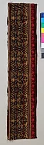 Ingrain carpet border piece by Unknown Artist