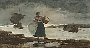 Inside the Bar by Winslow Homer