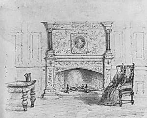 Interior (from McGuire Scrapbook) by Unknown Artist