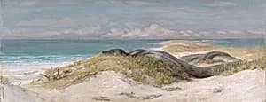 Lair of the Sea Serpent by Elihu Vedder