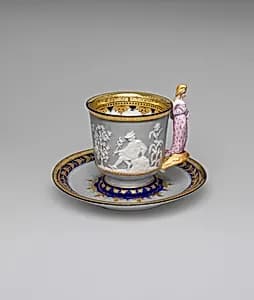 Liberty cup and saucer by Union Porcelain Works