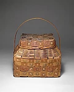 Lidded Basket by Unknown Artist