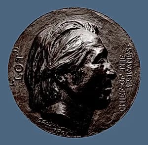 Lot, Chief of the Spokanes by Olin Levi Warner