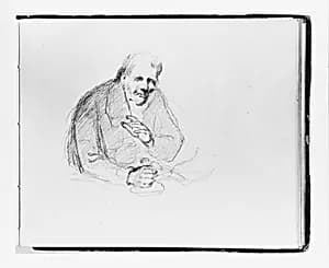 Man Speaking (from Sketchbook)