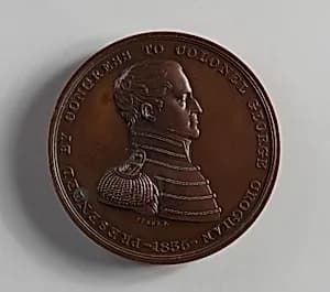 Medal of Colonel George Croghan by Moritz Fürst