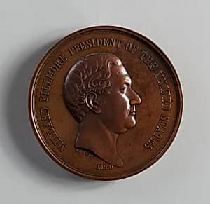 Medal of Millard Fillmore by Salathiel Ellis|Joseph Willson