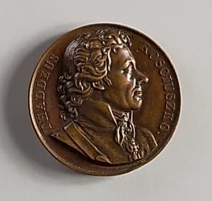 Medal of Thaddeus Kosciuszko by François Augustin Caunois