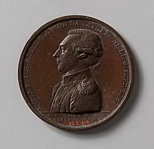 Medal of the Marquis de Lafayette by Pierre Simon Benj. Duvivier