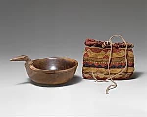 Medicine Bundle Bowl and Bag by Unknown Artist