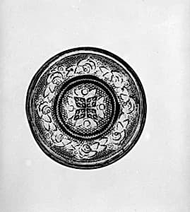 Miniature Saucer by Unknown Artist
