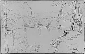 Mohonk, 1871 (from Sketchbook) by Daniel Huntington