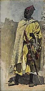 Moorish Guard by Edwin Lord Weeks