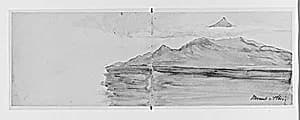 Mount Athos, 1904 (from Sketchbook) by Mary Newbold Sargent