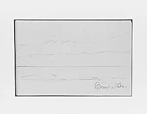 Mount Nebo (from Sketchbook) by Mary Newbold Sargent