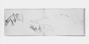 Mountain Sketch (from Sketchbook X) by William Trost Richards